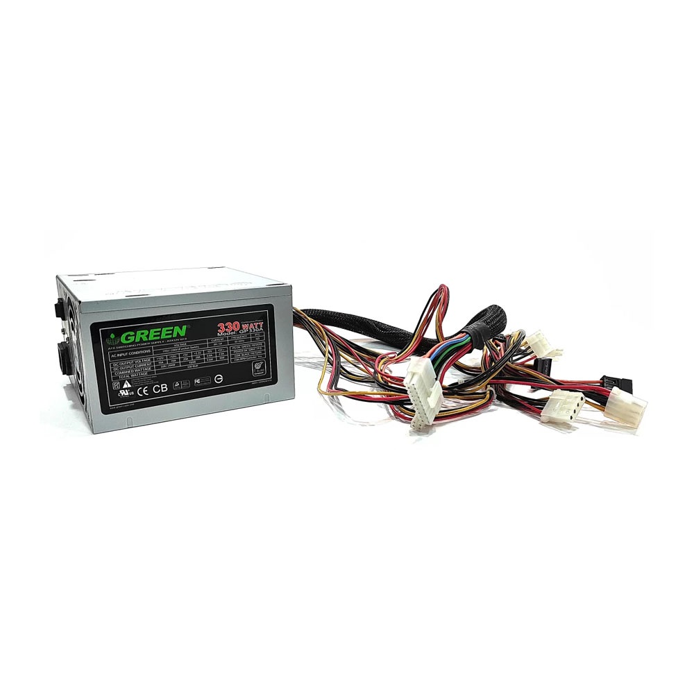 پاور کامپیوتر گرین 330 وات GP330A - استوک